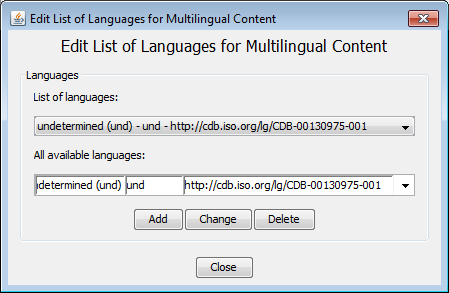 Add a language for Multilingual content